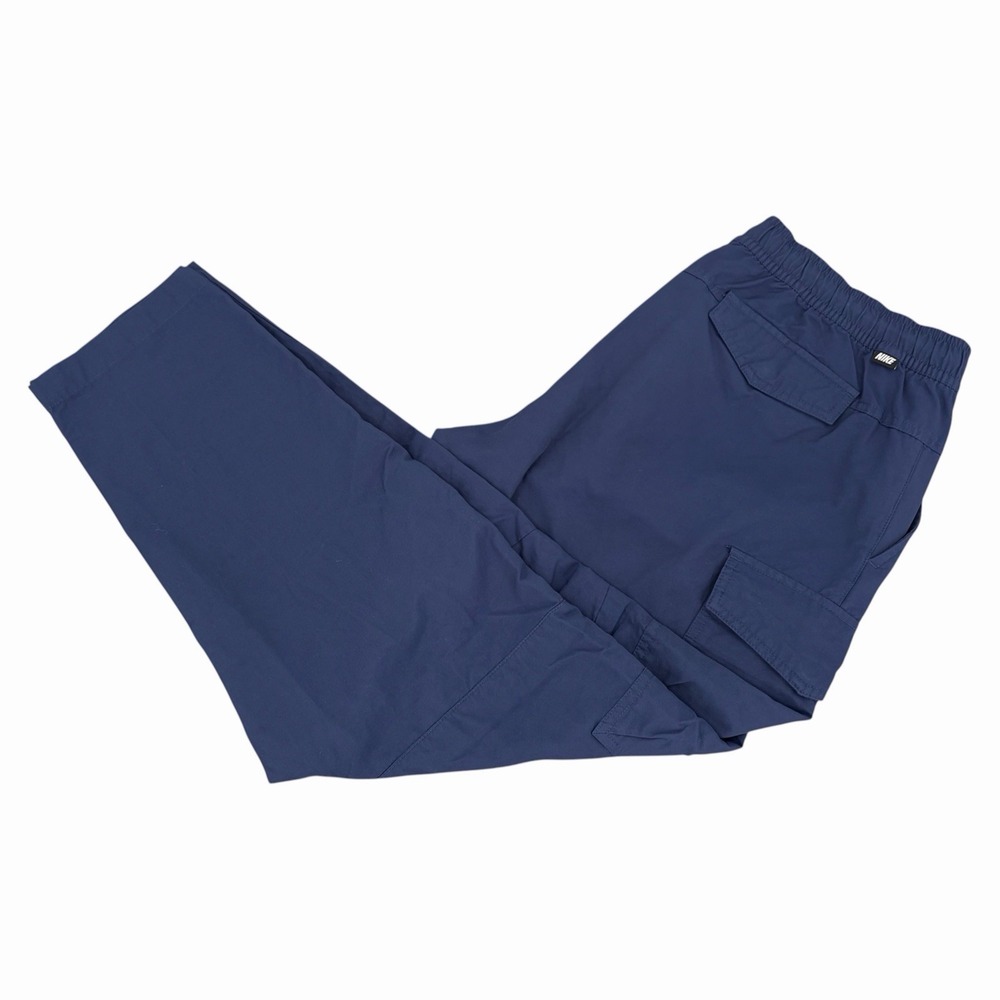 Nike Pants Mens XL Navy Cargo Joggers Lightweight Elastic Waist DD5207-410 - Picture 2 of 10